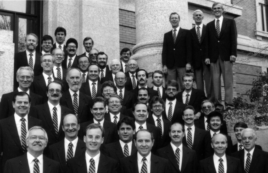 first group photo of Chorus, circa 1985